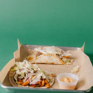 3 chicken tacos